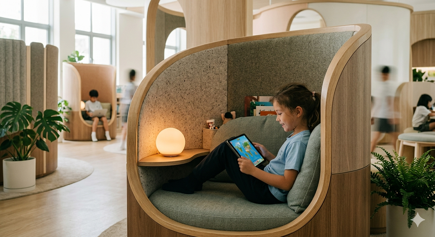 Reading nooks, quiet discovery